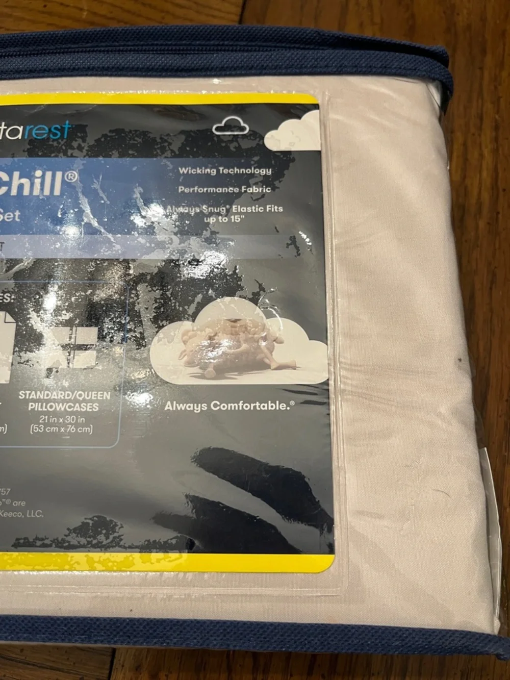 Serta Cozy Chill 6-Piece Sheet Set - Full,‎ new